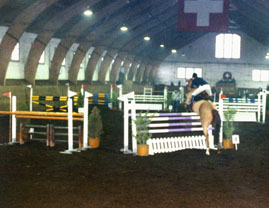 Final round showjumping, Berne 199?